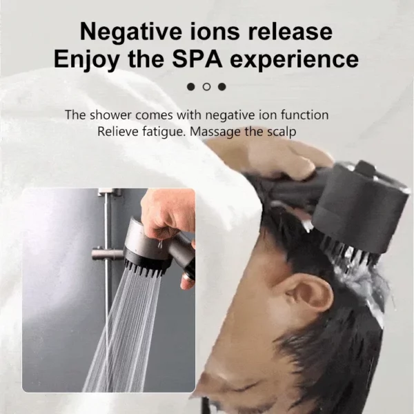 Douchette de Massage Révolutionnaire – Beauté et Relaxation Sous la Douche!